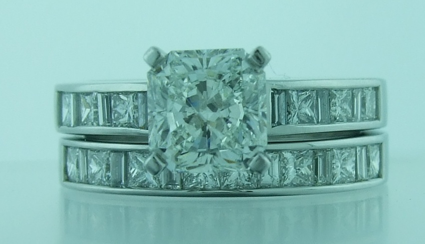 Radiant with Channel-Set Princess Bands