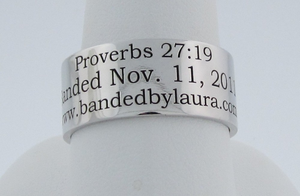 Engraved Commemorative Duck Band
