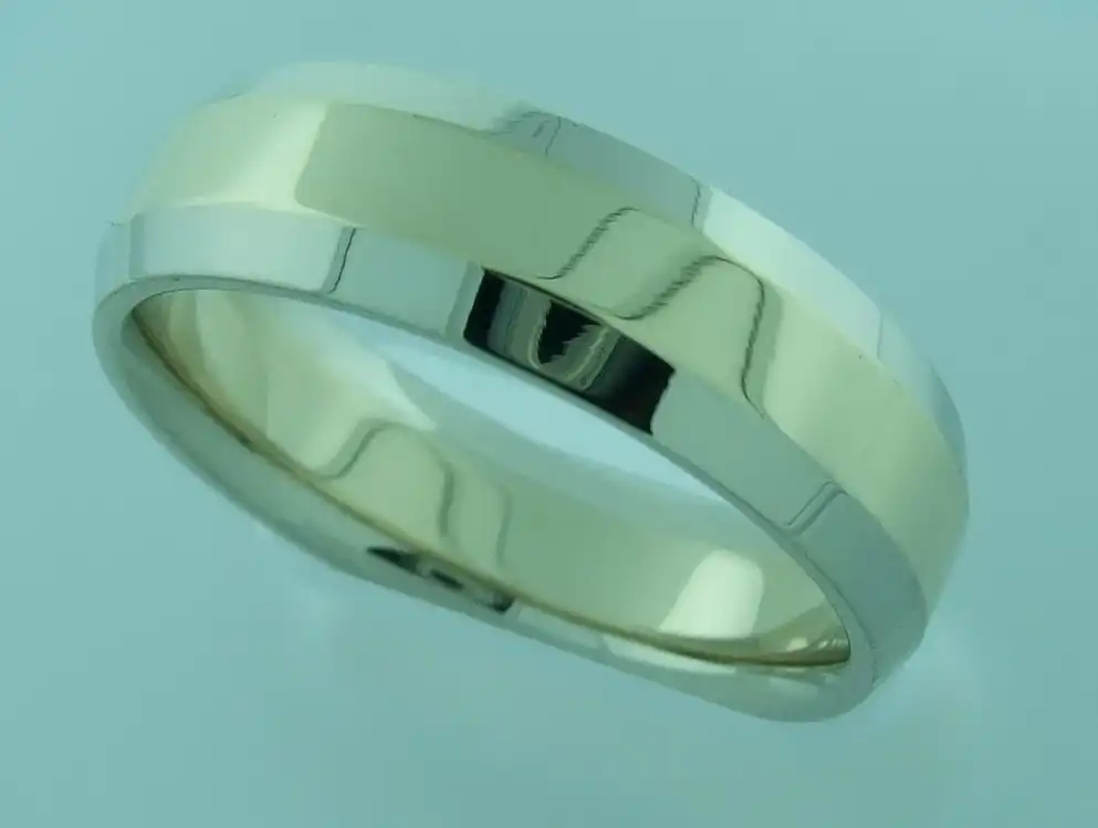 Two-Tone Smooth Polished Band