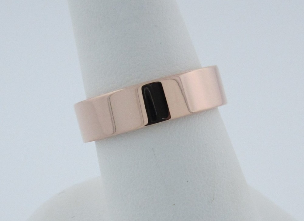 Rose Gold Polished Pipe Band