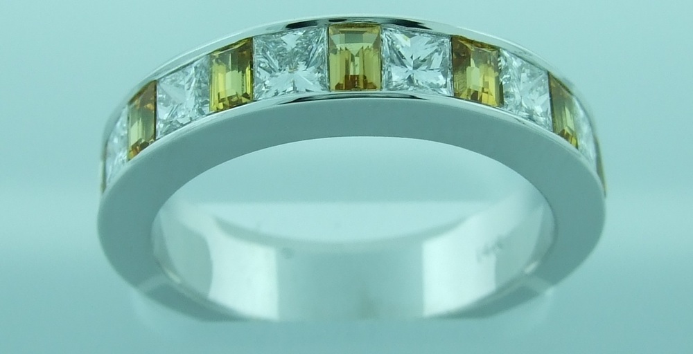 Princess and Yellow Sapphire Band