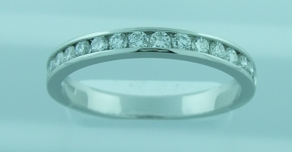 Channel-Set Rounds Wedding Band