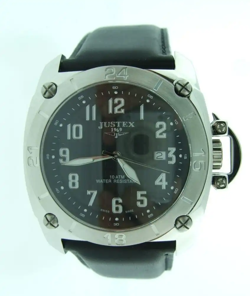 Justex Men's Tactical 10 ATM Water Resistant